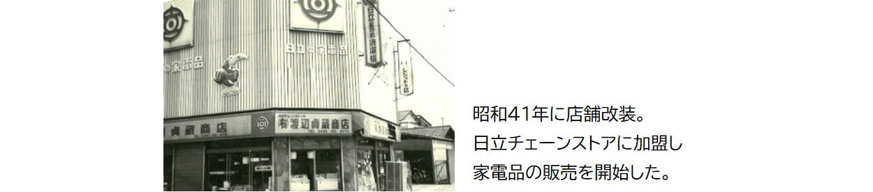 昭和41年に店舗改装